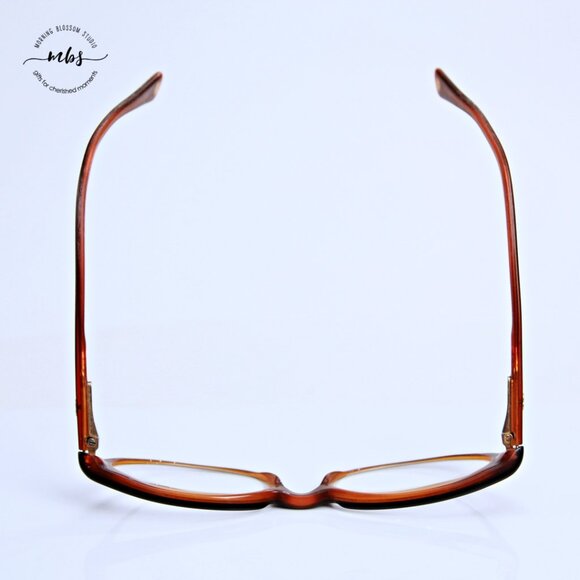 Chanel Cat Eye Vintage Eyeglasses Frame Black Brown Gold 50-17-140 - Picture 10 of 13